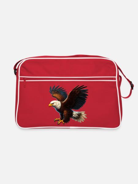 Aigle - Sac Retro - rouge/blanc - Devant
