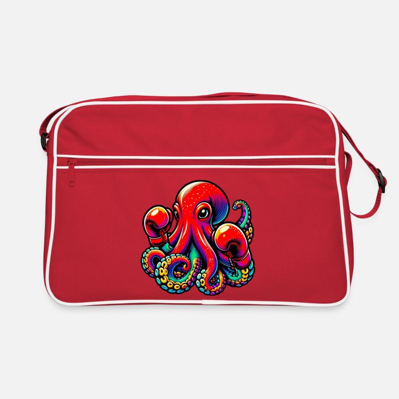 Krake Retro Tasche