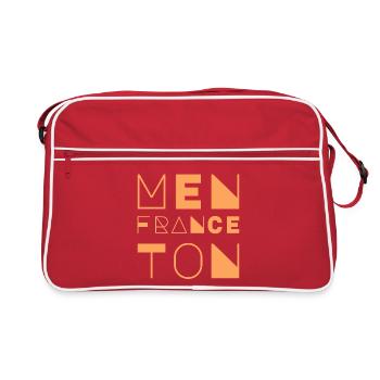 Menton France - Retro Bag - red/white - Front