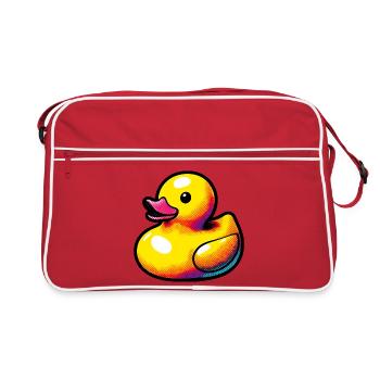 Caneton Canard Canard Canard - Sac Retro - rouge/blanc - Devant