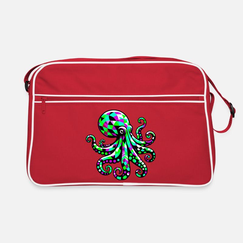 Pieuvre Sac Retro
