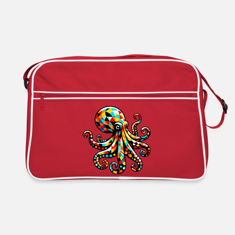 Pieuvre Sac Retro