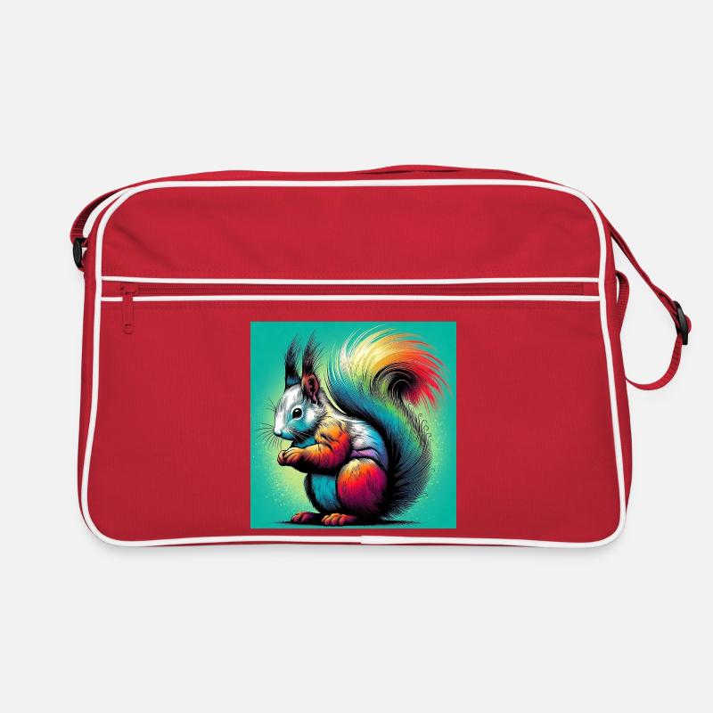Eichhörnchen Retro Tasche