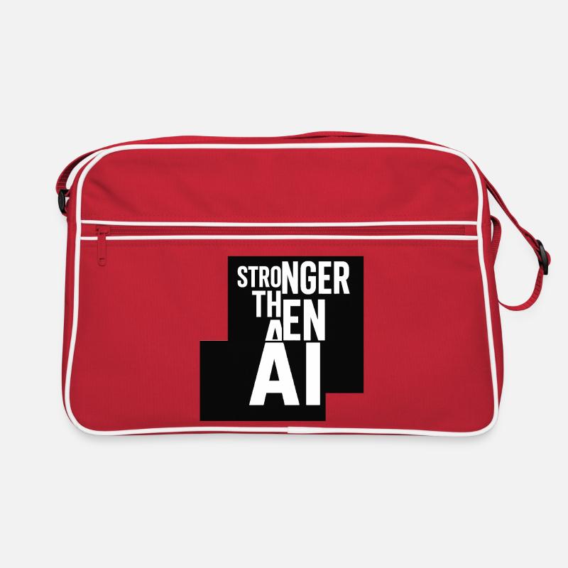 Strong Tea AI Solidarity Design Retro Bag