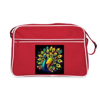 paon - Sac Retro - rouge/blanc - Devant