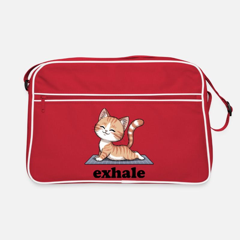 Exhale Yoga Citation Chat Mignon Sac Retro