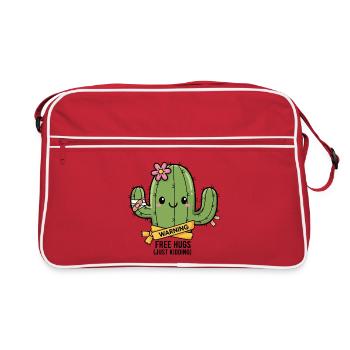 Spiky Hugs - Retro Bag - red/white - Front