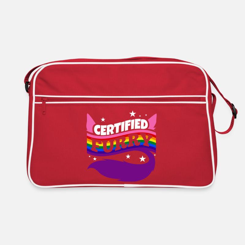 Fourrure certifiée Sac Retro