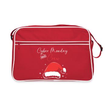 Cyber Monday shopping spree - Retro Bag - red/white - Front