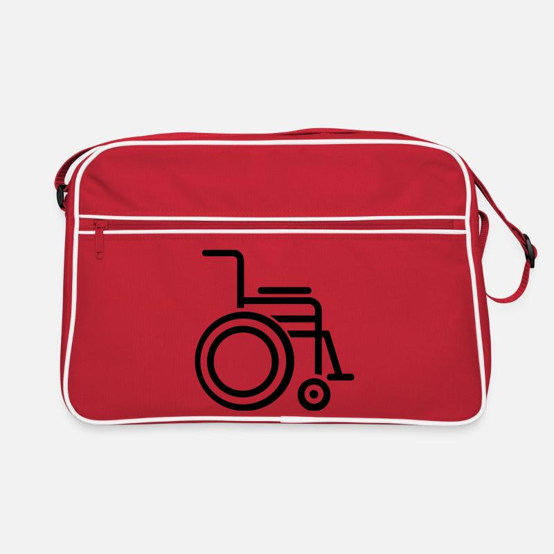 Rollstuhl Retro Tasche