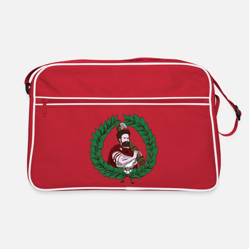 LICTOR - Retro Bag - red/white