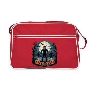Zombie Halloween - Sac Retro - rouge/blanc - Devant