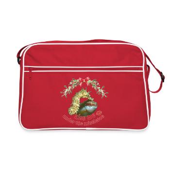 Mistletoe Kiss – Christmas Sea Greetings - Retro Bag - red/white - Front