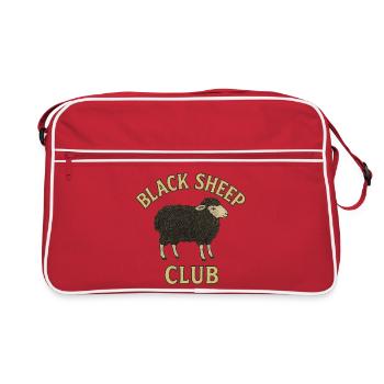 Black Sheep Club Emblem - Retro Bag - red/white - Front
