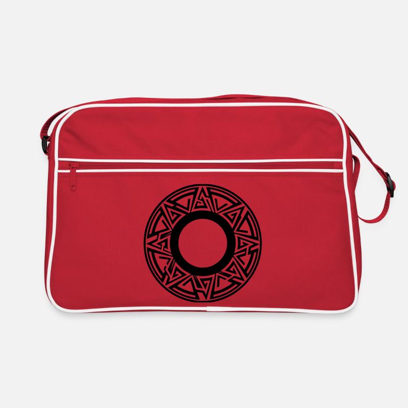 Moderner Kreis Retro Tasche