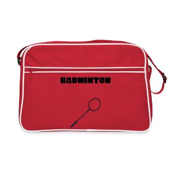 Icône de la loupe - Sac Retro - rouge/blanc - Devant