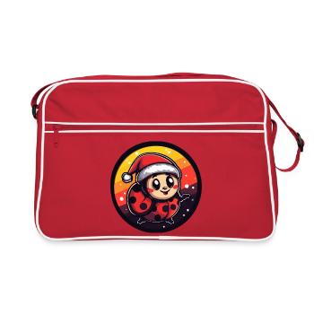Christmas Ladybug Santa Costume - Retro Bag - red/white - Front