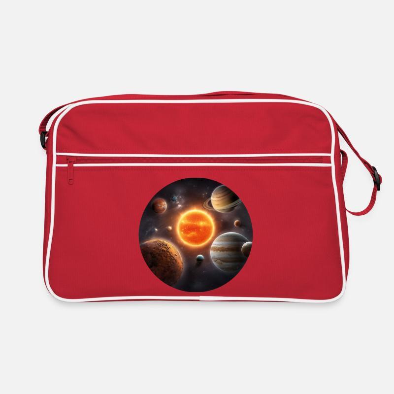 Astronomy Space Solar System Planets Orbit Retro Bag