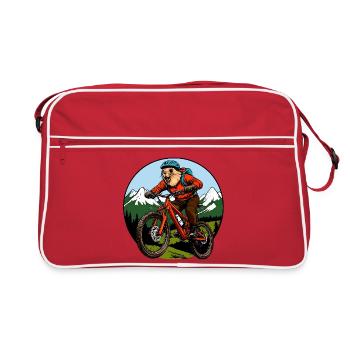 Marmots Biker / Freeride Biking - Retro Bag - red/white - Front
