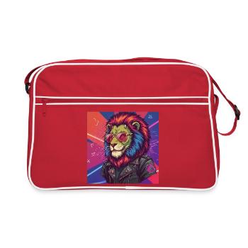Frankensteen : Le Roi Rebelle - Sac Retro - rouge/blanc - Devant