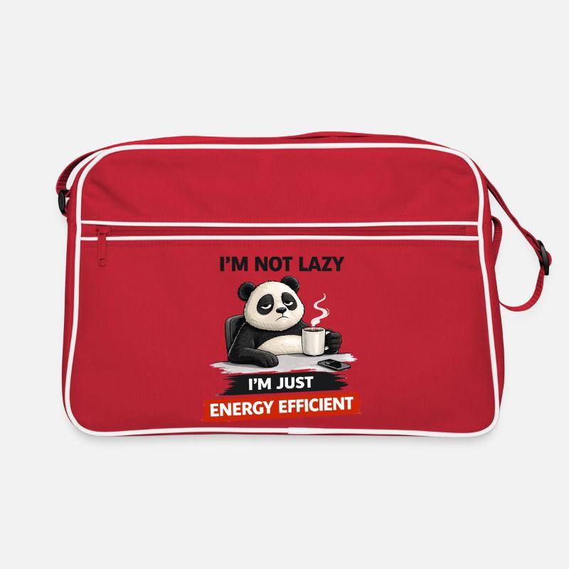 Energy Efficient Panda Brew Retro Bag