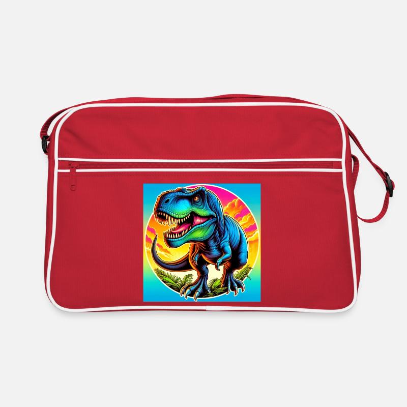 Dinosaurier Retro Tasche