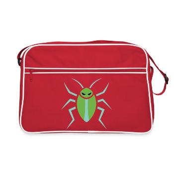 Kacarlake, Insecte - Sac Retro - rouge/blanc - Devant