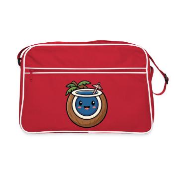 Sweet Coconut - Summer 2026 Design Beach - Retro Bag - red/white - Front