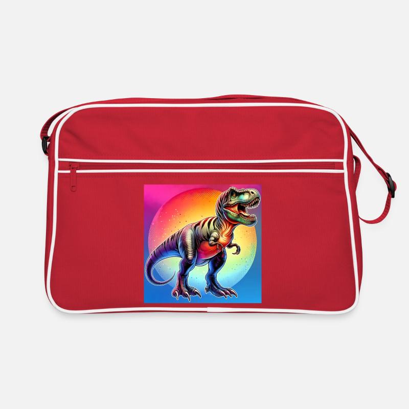 Dinosaurier Retro Tasche