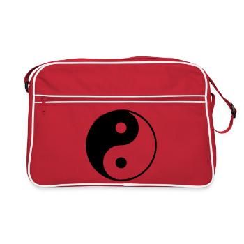 Ying Yang - Retro Bag - red/white - Front