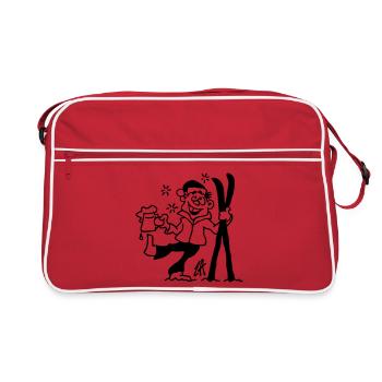 Apres-ski - Sac Retro - rouge/blanc - Devant