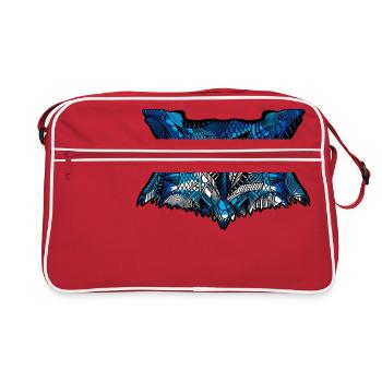 hibou - Sac Retro - rouge/blanc - Devant