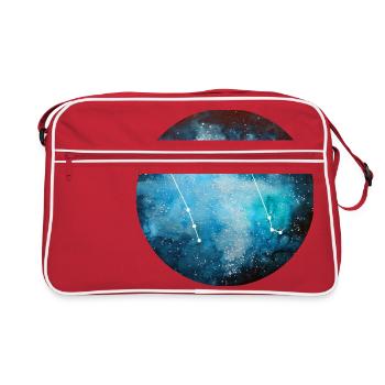 Zodiac Libra - Retro Bag - red/white - Front