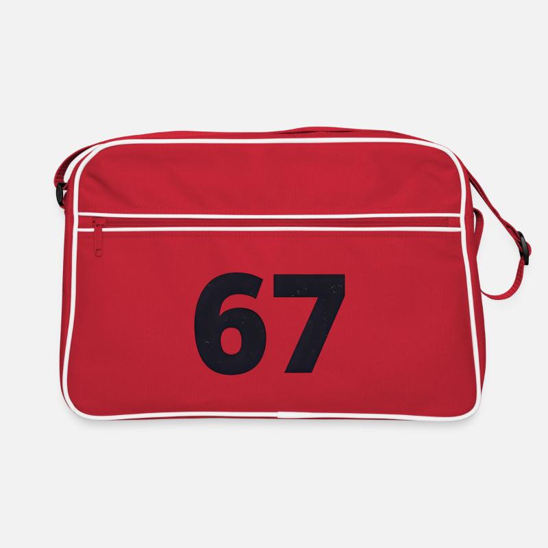 67 spricht Jugendsprache Retro Tasche