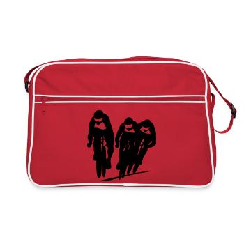 Cycling track - Retro Bag - red/white - Front