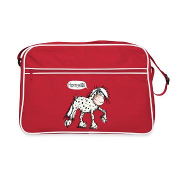 Hottehüüü Knabstrupper - Retro Tasche - Rot/Weiß - Vorne