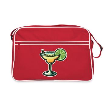 Margarita Cocktail - Sac Retro - rouge/blanc - Devant