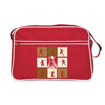 Badminton - Retro Bag - red/white - Front