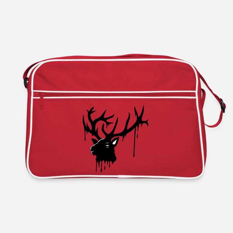 Düsterer Hirsch Retro Tasche