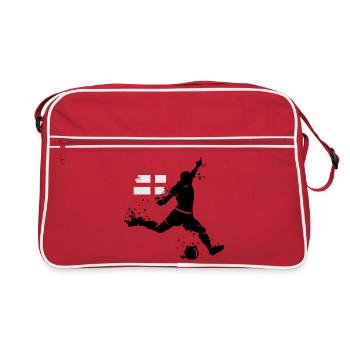 Football England Fan Player Blast icône - Sac Retro - rouge/blanc - Devant