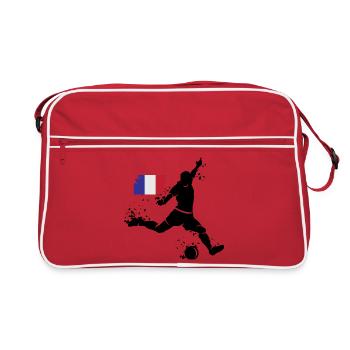Football Player Blast France Team - Retro Bag - red/white - Front