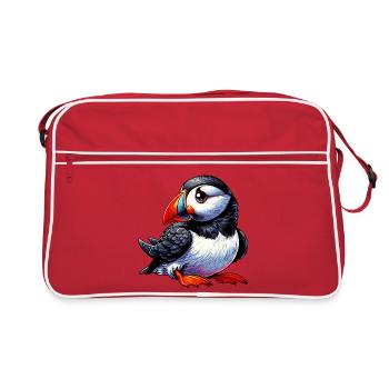 Macareux - Sac Retro - rouge/blanc - Devant