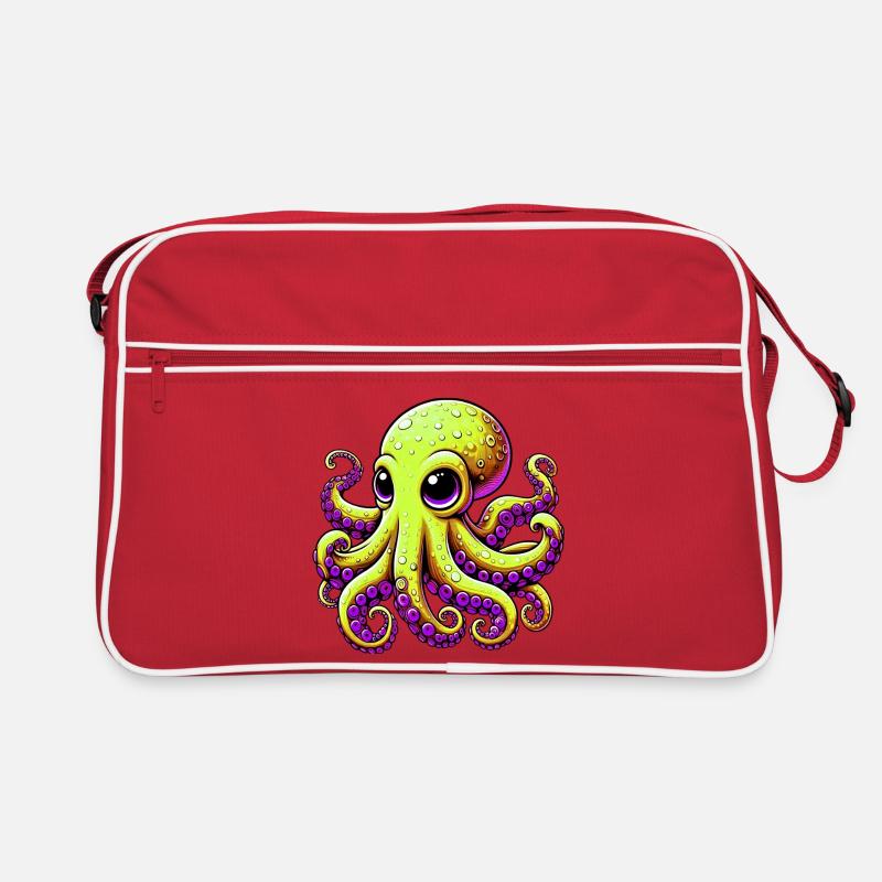 Pieuvre Sac Retro