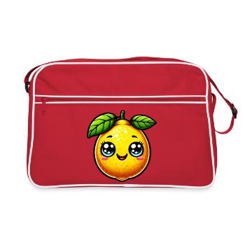 Citron Citrons - Sac Retro - rouge/blanc - Devant