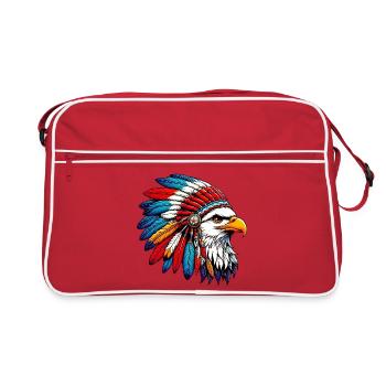 American Indian Eagle American Red Skins - Retro Bag - red/white - Front