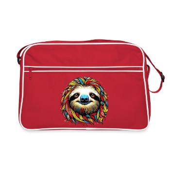 Paresse - Sac Retro - rouge/blanc - Devant
