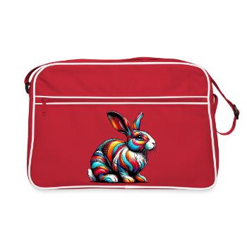 Lapin - Sac Retro - rouge/blanc - Devant
