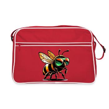 Abeille - Sac Retro - rouge/blanc - Devant