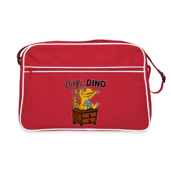 Nachttisch - Retro Tasche - Rot/Weiß - Vorne