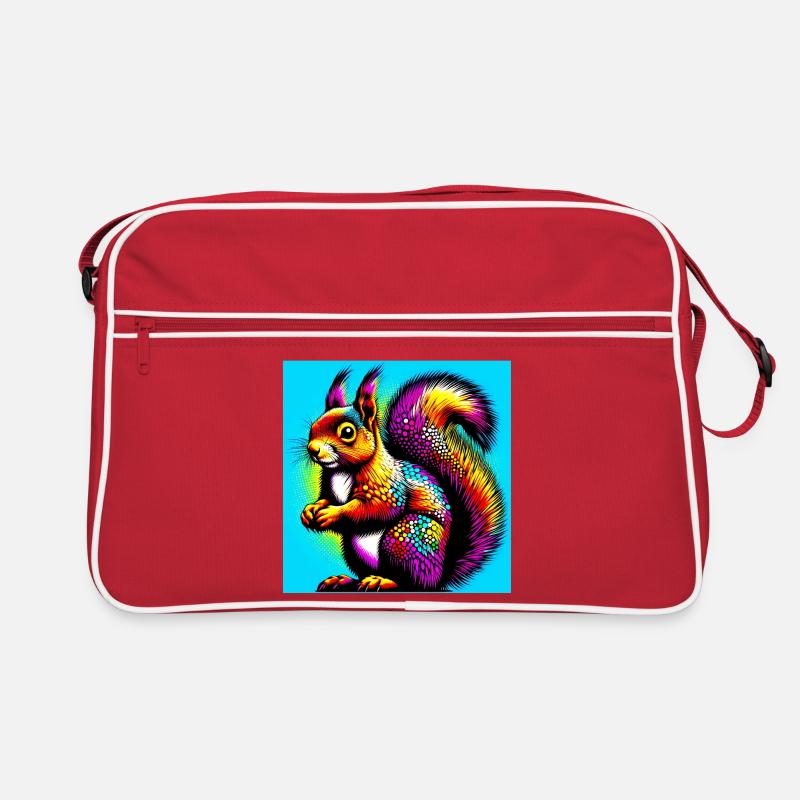 Eichhörnchen Retro Tasche